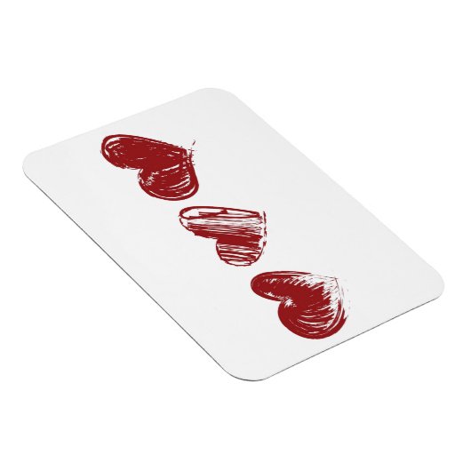 Drie hart magneet (Rechterzijde)