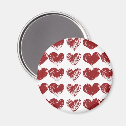 Drie hart magneet (Voorkant / Achterkant)