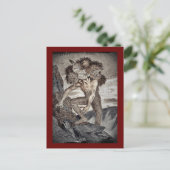Drie Headed Monster Briefkaart (Staand voorkant)