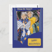 Drie heks briefkaart (Voorkant / Achterkant)