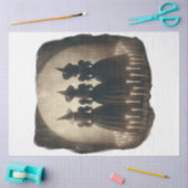 Drie heksen Antiek Tissuepapier (Craft)