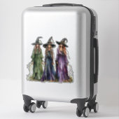 Drie heksen sticker (Koffer)