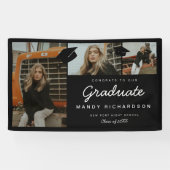 Drie het Klantenbonnen van de Foto aan de Afstuder Spandoek (Horizontaal)