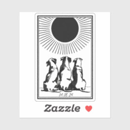 Drie Hond "Nacht" Sticker