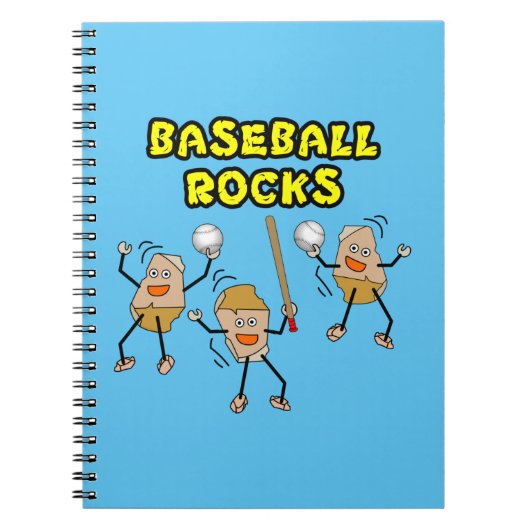 Drie honkbal stenen notitieboek (Voorkant)