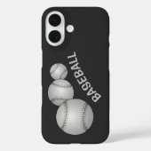Drie honkballen Case-Mate iPhone case (Achterkant)