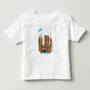 Drie hotdogs in bundels kinder shirts