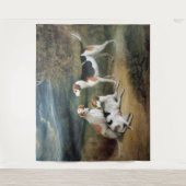 Drie Hounds Art Museum Mural | Muur Wandkleed (Voorkant)