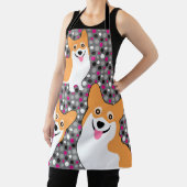 Drie Hungry Corgis Funny Schort (Insitu)