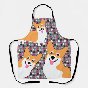 Drie Hungry Corgis Funny Schort