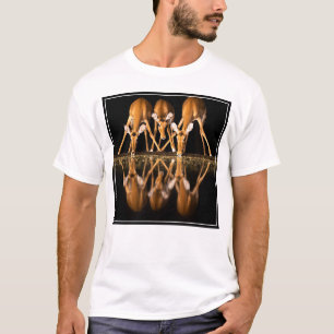 Drie impala's drinken 's nachts samen t-shirt