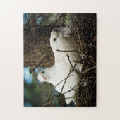 Drie in een boom legpuzzel (Verticaal)