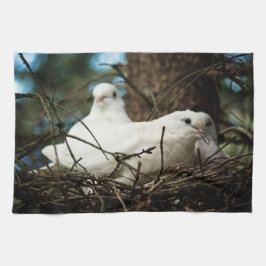 Drie in een boom theedoek