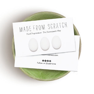 Drie Instructeurs voor het koken van kippeneieren  Visitekaartje