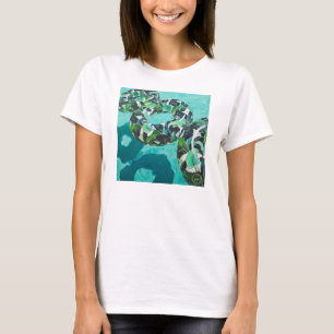 Drie is een menigte t-shirt