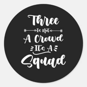 Drie is geen kruid. Het is een vierkant 3 beste vr Ronde Sticker