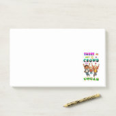 Drie Is Geen Menigte Het Is Een Squad Post-it® Notes (Op bureau)