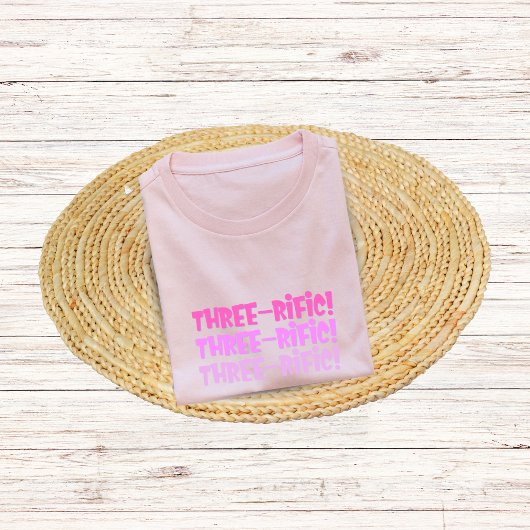 Drie jaar oud Verjaardag Shirt voor Kinderen