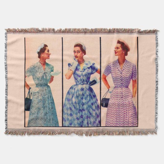 drie japonnen uit 1953 - kleding deken (Voorkant)