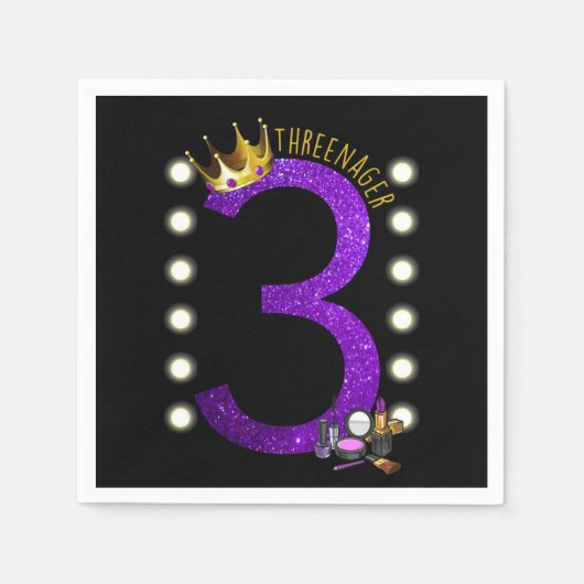 Drie-jarige MUA Prinses Servet (Voorkant)