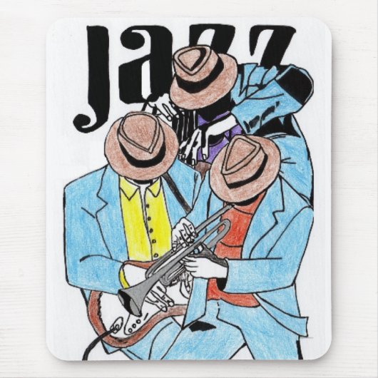 drie jazz muismat (Voorkant)