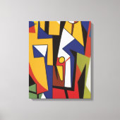 Drie Jazz Musicians Canvas afdrukken (Voorkant)
