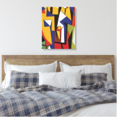 Drie Jazz Musicians Canvas afdrukken (Insitu (Slaapkamer))