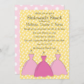 Drie jurken kaart (Voorkant / Achterkant)