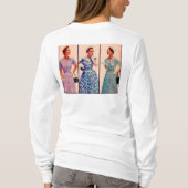 drie jurken uit 1953 -  kledingvoorzijde + achterz t-shirt (Achterkant)