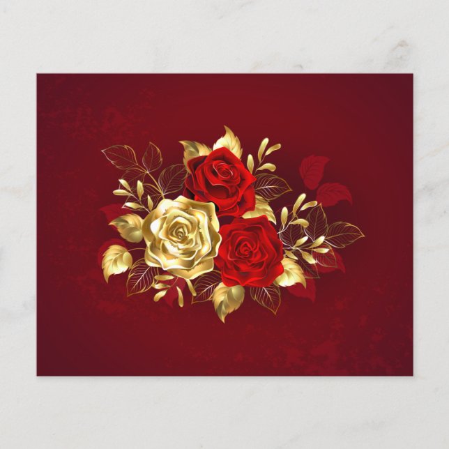 Drie juwelen Rozen (Voorkant)