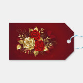 Drie juwelen Rozen Cadeaulabel (Voorkant (Horizontaal))