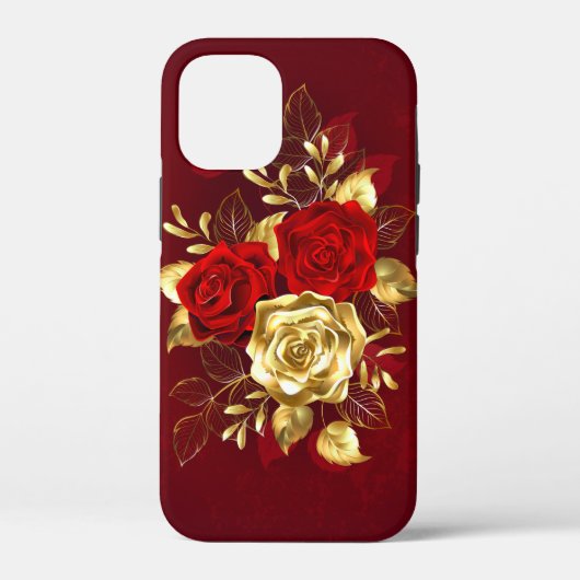 Drie juwelen Rozen Case-Mate iPhone Case (Achterkant)