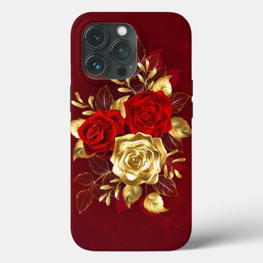 Drie juwelen Rozen Case-Mate iPhone Case (Achterkant)