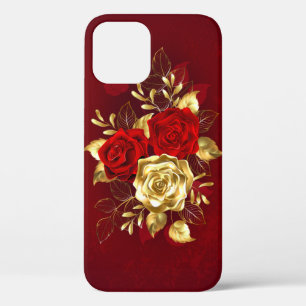 Drie juwelen Rozen iPhone 12 Pro Hoesje