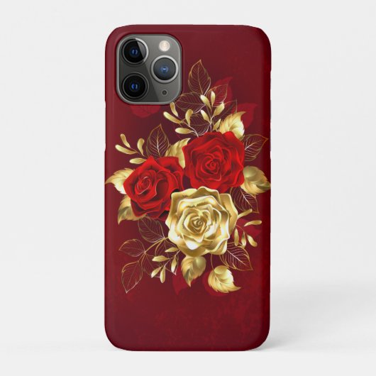 Drie juwelen Rozen Case-Mate iPhone Case (Achterkant)