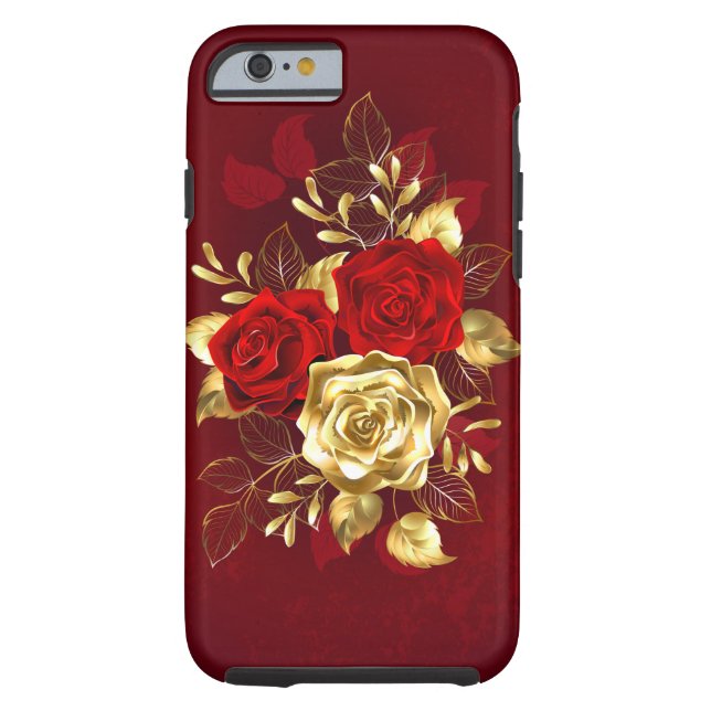Drie juwelen Rozen Case-Mate iPhone Case (Achterkant)