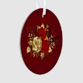 Drie juwelen Rozen Ornament (voorkant)