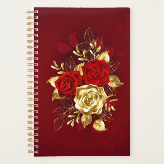 Drie juwelen Rozen Planner (Voorkant)