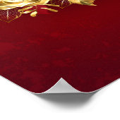 Drie juwelen Rozen Poster (Hoek)