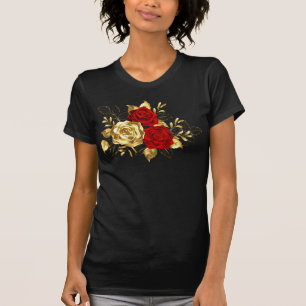 Drie juwelen Rozen T-shirt