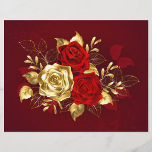 Drie juwelenrozen flyer