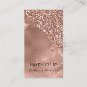 Drie Kaarten voor oorbaar beeldscherm | Roos Gold  Visitekaartje (Voorkant)