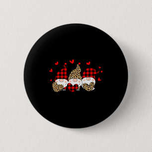Drie kabouters die harten vasthouden Luipaard Gelu Ronde Button 5,7 Cm