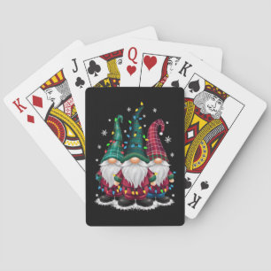 Drie Kabouters Kerstverlichting Kerstvakantie Pokerkaarten