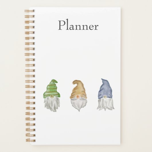 Drie Kabouters Spiraal Zachte Kaft Planner (Voorkant)