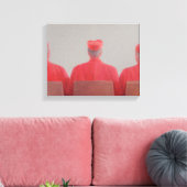 Drie Kardinalen II 2012 Canvas Afdruk (Insitu (Woonkamer))