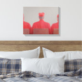 Drie Kardinalen II 2012 Canvas Afdruk (Insitu (Slaapkamer))