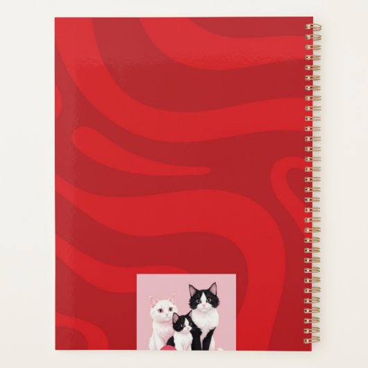 Drie Katten 2026 Planner (Achterkant)