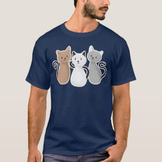 Drie katten cadeau t-shirt