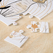 Drie Katten en bloemen puzzel (Zijkant)